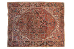 9x11.5 Vintage Heriz Carpet // ONH Item 5275