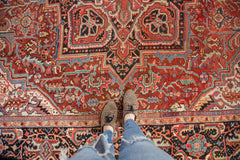 9x11.5 Vintage Heriz Carpet // ONH Item 5275 Image 1