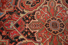 9x11.5 Vintage Heriz Carpet // ONH Item 5275 Image 6