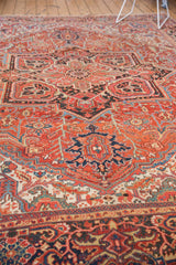 9x11.5 Vintage Heriz Carpet // ONH Item 5275 Image 8