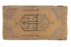 1.5x2.5 Vintage Distressed Oushak Rug Mat // ONH Item 5296