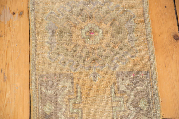  Vintage Distressed Oushak Rug Mat / Item 5299 image 5