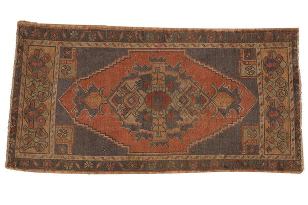 Vintage Distressed Oushak Rug Runner