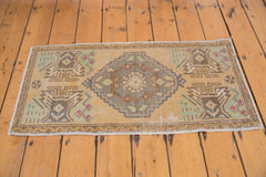 1.5x3.5 Vintage Distressed Oushak Rug Mat Runner // ONH Item 5329 Image 3