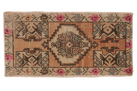 Vintage Distressed Oushak Rug Mat