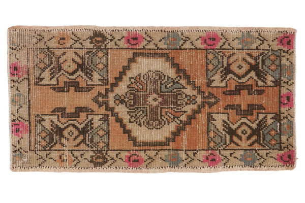 Vintage Distressed Oushak Rug Mat