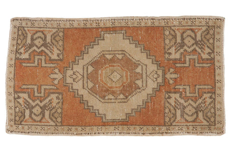 Vintage Distressed Oushak Rug Mat