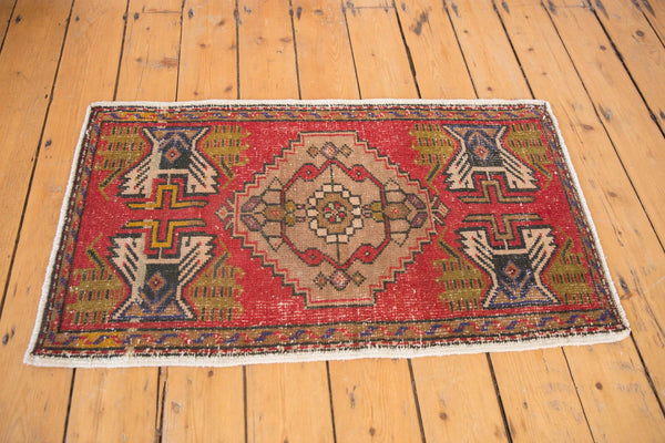 Vintage Distressed Oushak Rug
