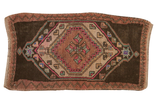 Vintage Distressed Oushak Rug Mat