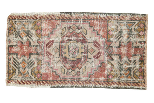 Vintage Distressed Oushak Rug Mat