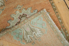  Vintage Distressed Oushak Rug Mat / Item 5342 image 6