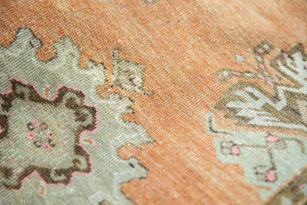  Vintage Distressed Oushak Rug Mat / Item 5342 image 7