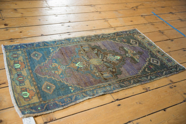 Vintage Distressed Oushak Rug Runner