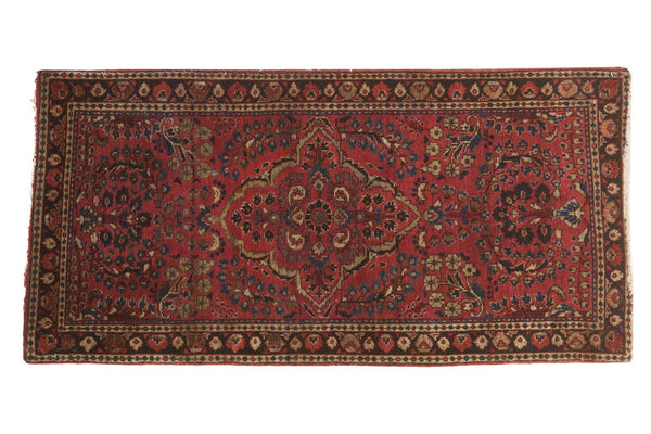 Vintage German Sarouk Rug Runner