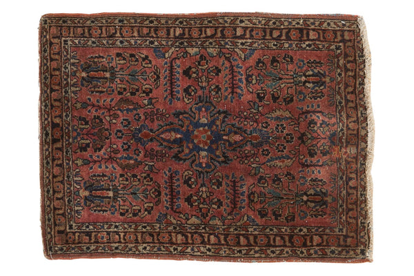 Vintage Fine Sarouk Rug Mat