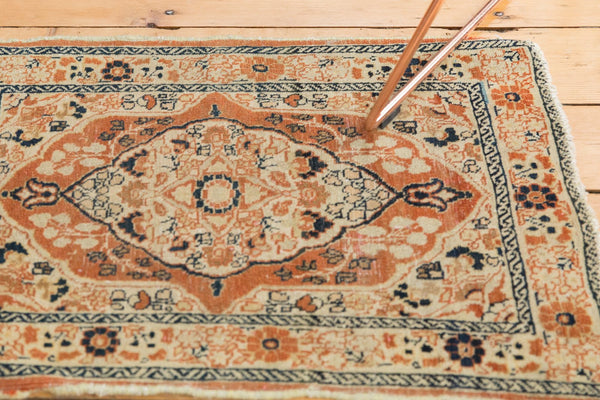 2x2.5 Antique Haji Jalili Tabriz Square Rug Mat // ONH Item 5372 Image 7