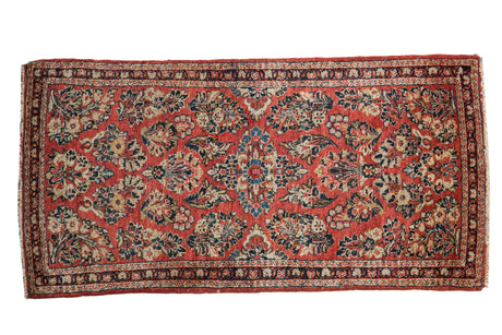 2x4 Vintage American Sarouk Rug Runner // ONH Item 5379