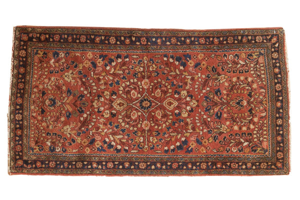 2x4 Vintage German Sarouk Rug Runner // ONH Item 5384