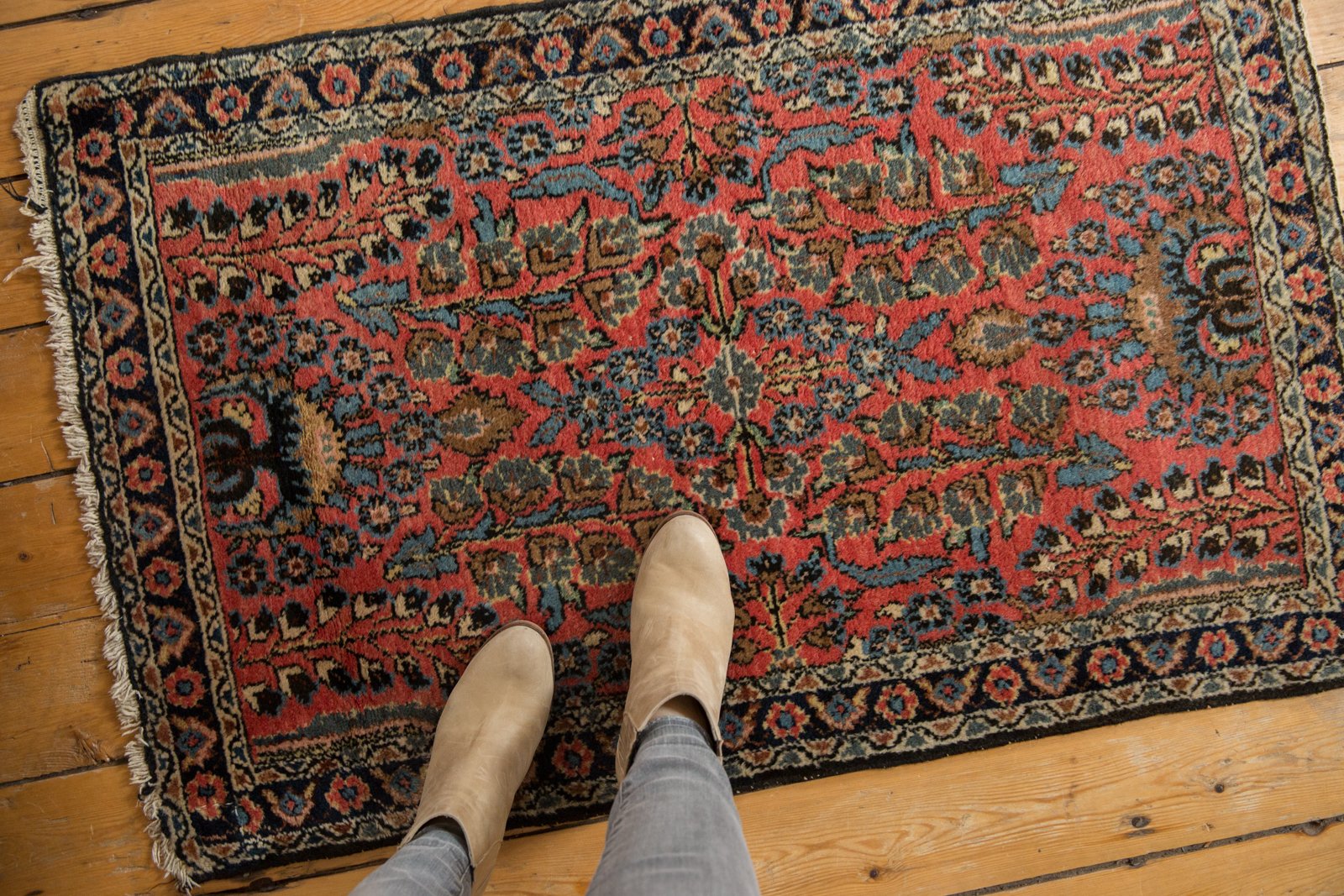  Vintage Dargezine Rug / Item 5387 image 2