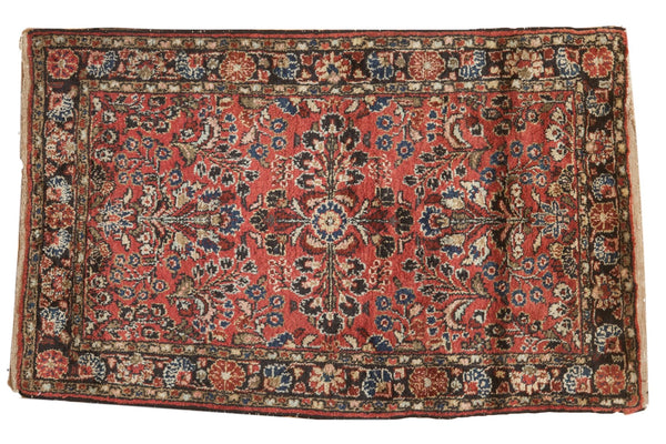 2'8" x 4'9" Vintage Dargezine Rug Runner / Item 5389 image 1