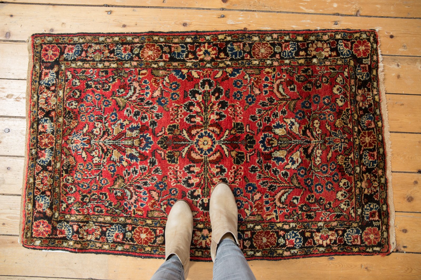  Vintage Dargezine Rug Runner / Item 5389 image 2