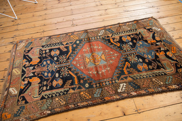 3.5x6.5 Vintage Kurdish Hamadan Rug // ONH Item 5391 Image 2