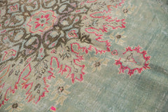  Vintage Distressed Oushak Carpet / Item 5419 image 12