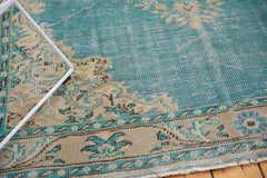  Vintage Distressed Oushak Carpet / Item 5420 image 4
