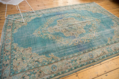  Vintage Distressed Oushak Carpet / Item 5420 image 5