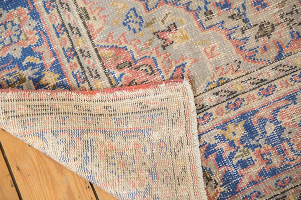 Vintage Distressed Oushak Carpet