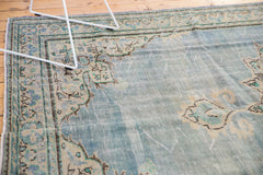  Vintage Distressed Oushak Carpet / Item 5424 image 6