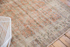  Vintage Distressed Oushak Carpet / Item 5427 image 5