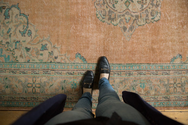 7x10 Vintage Distressed Oushak Carpet // ONH Item 5428 Image 1