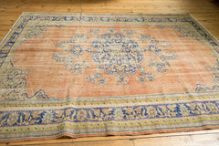  Vintage Distressed Oushak Carpet / Item 5430 image 3