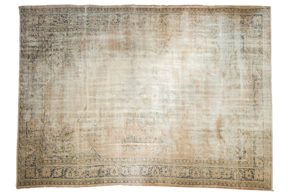 7' x 9'8" Vintage Distressed Oushak Carpet / Item 5435 image 1