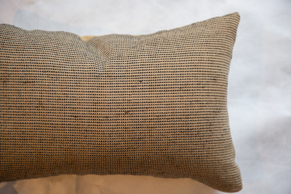Reclaimed Remnant Black and Jute Pillow // ONH Item 5447 Image 1