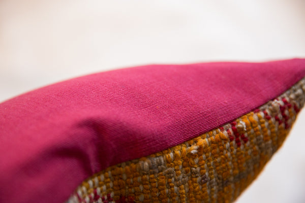 Reclaimed Antique Turkish Rug Fragment Pillow // ONH Item 5448 Image 7