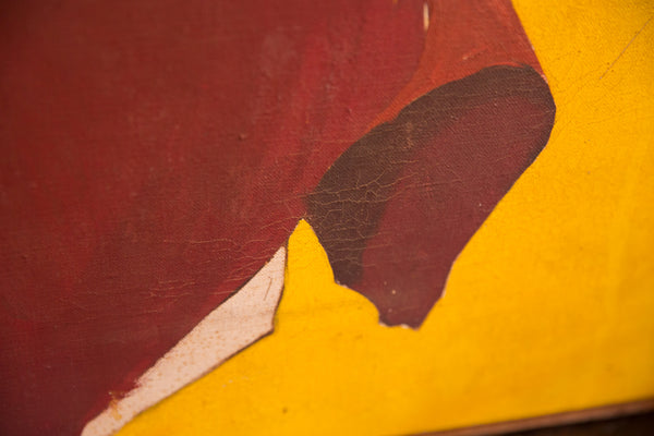 Vintage 1950s Portrait Painting of a Woman // ONH Item 5455 Image 7