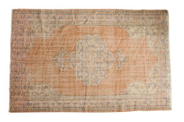 4'10" x 7'6" Vintage Distressed Oushak Rug / Item 5494 image 1