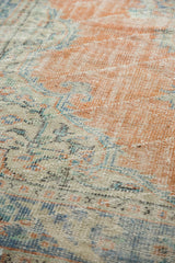  Vintage Distressed Oushak Carpet / Item 5496 image 6