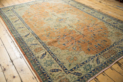  Vintage Distressed Oushak Carpet / Item 5499 image 2