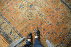  Vintage Distressed Oushak Carpet / Item 5499 image 3