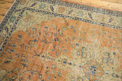  Vintage Distressed Oushak Carpet / Item 5499 image 9