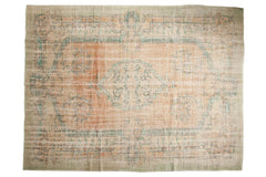 7x9.5 Vintage Distressed Oushak Carpet // ONH Item 5501