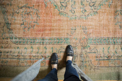 7x9.5 Vintage Distressed Oushak Carpet // ONH Item 5501 Image 1