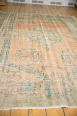 7x9.5 Vintage Distressed Oushak Carpet // ONH Item 5501 Image 2