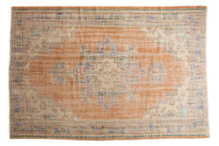 6x9 Vintage Distressed Oushak Carpet // ONH Item 5504