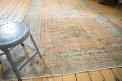  Vintage Distressed Oushak Carpet / Item 5505 image 3