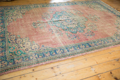  Vintage Distressed Oushak Carpet / Item 5508 image 10
