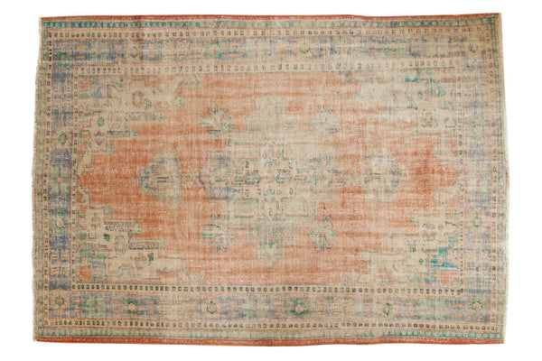 6'1" x 8'9" Vintage Distressed Oushak Carpet / Item 5511 image 1